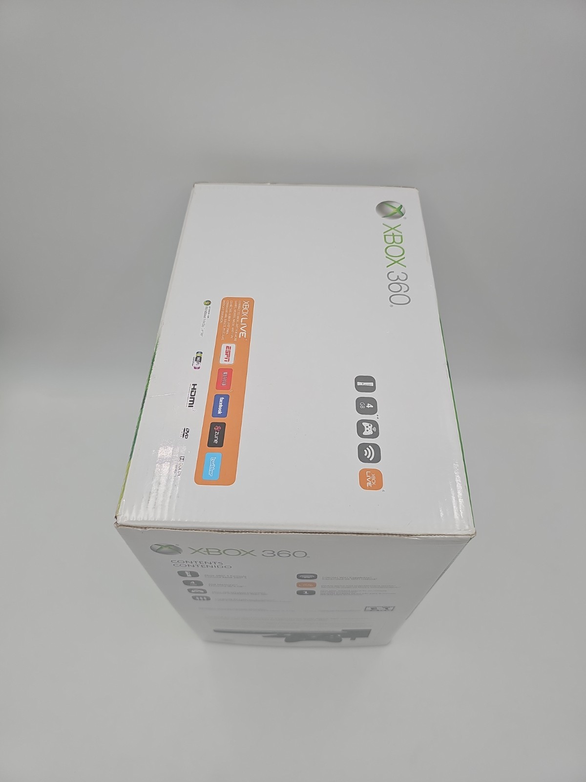 Xbox 360 Slim Console Complete w/ Box w/ OEM Controller – Tested & Working