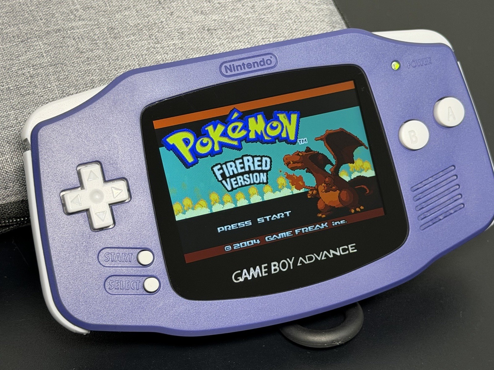 Gameboy Advance GBA Highlight Backlight IPS V5 Laminated Screen – Indigo Purple