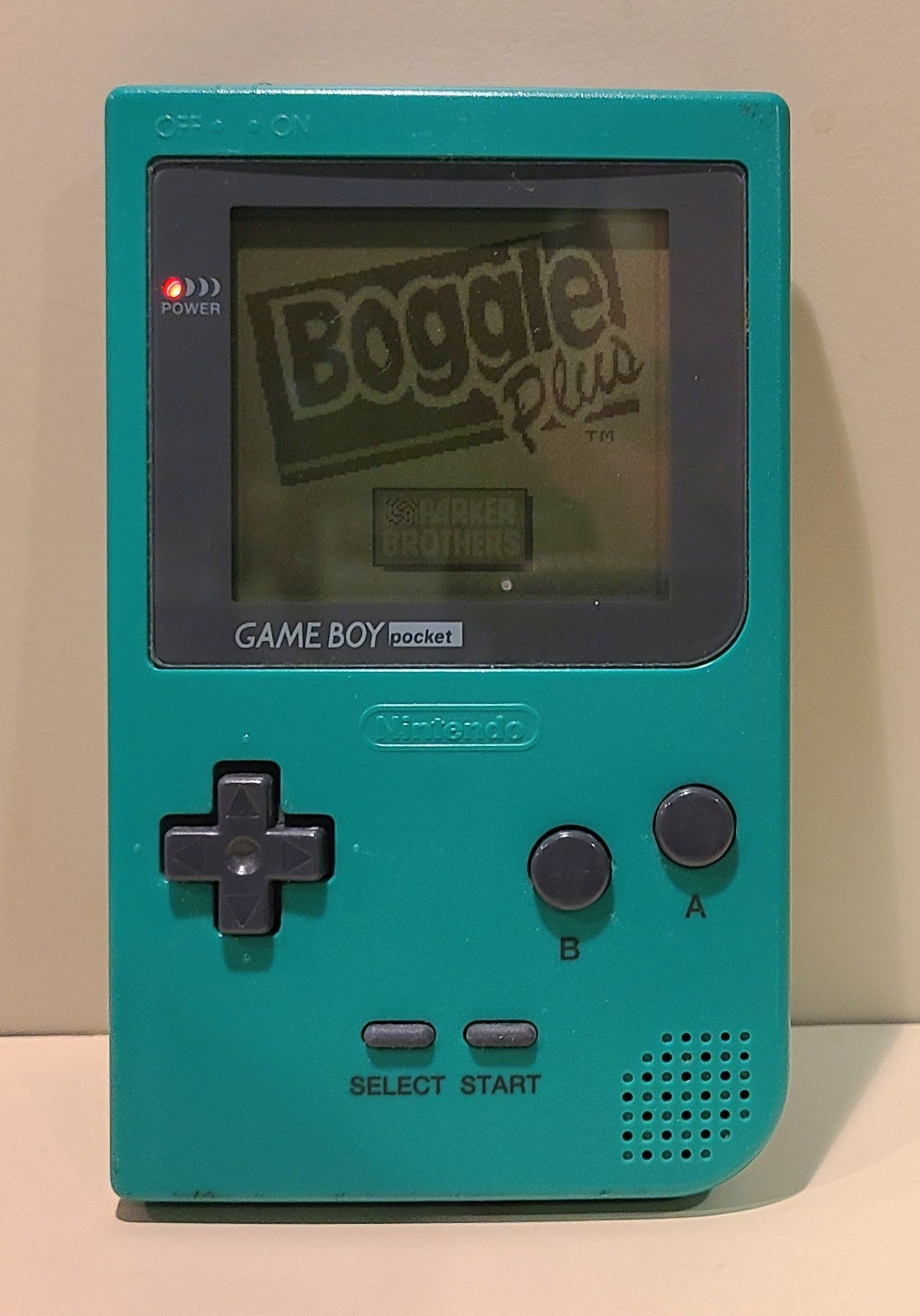 Original USA Nintendo Game Boy Pocket MGB-001 Green Tested & Working With Papers
