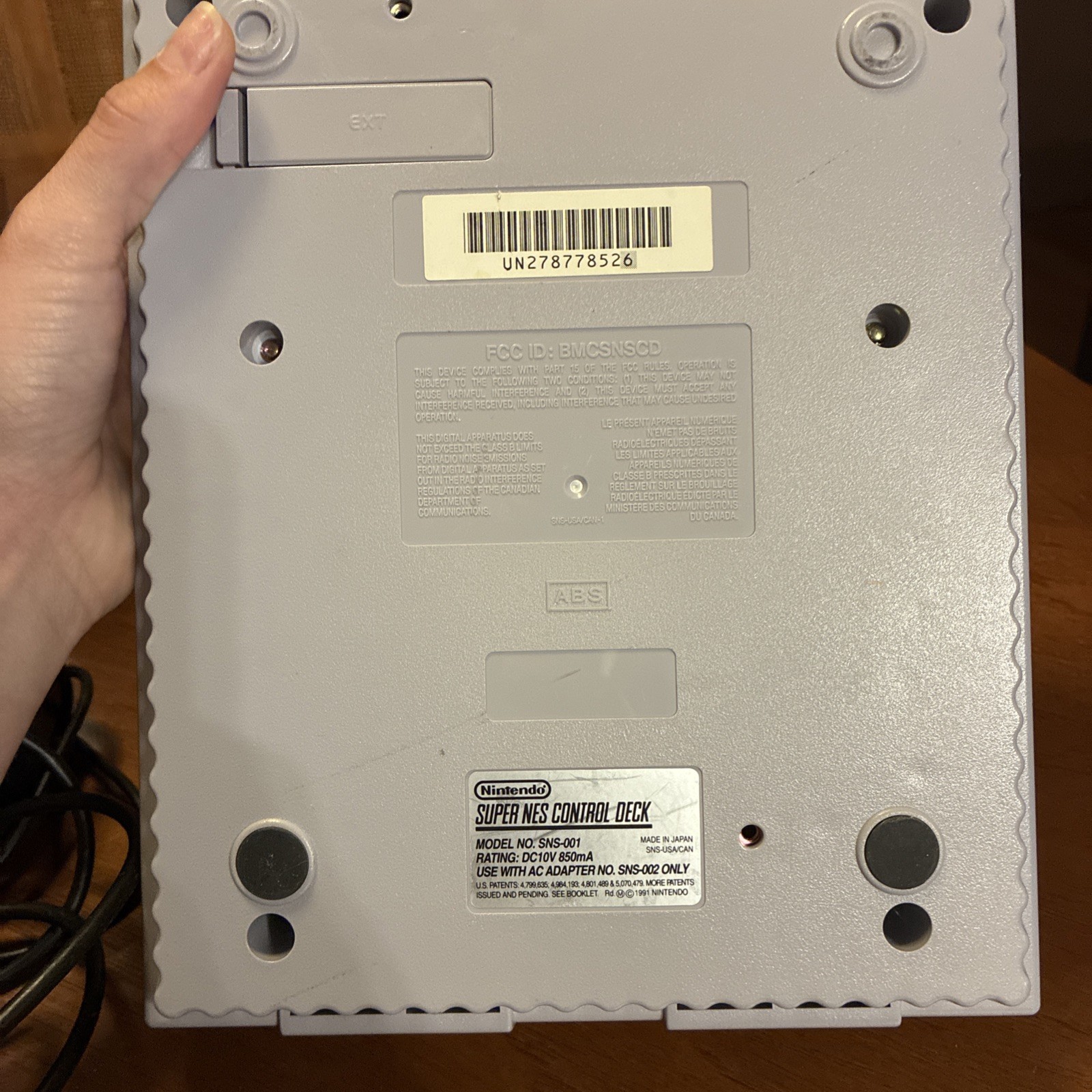 Nintendo SNES Home Console – Gray