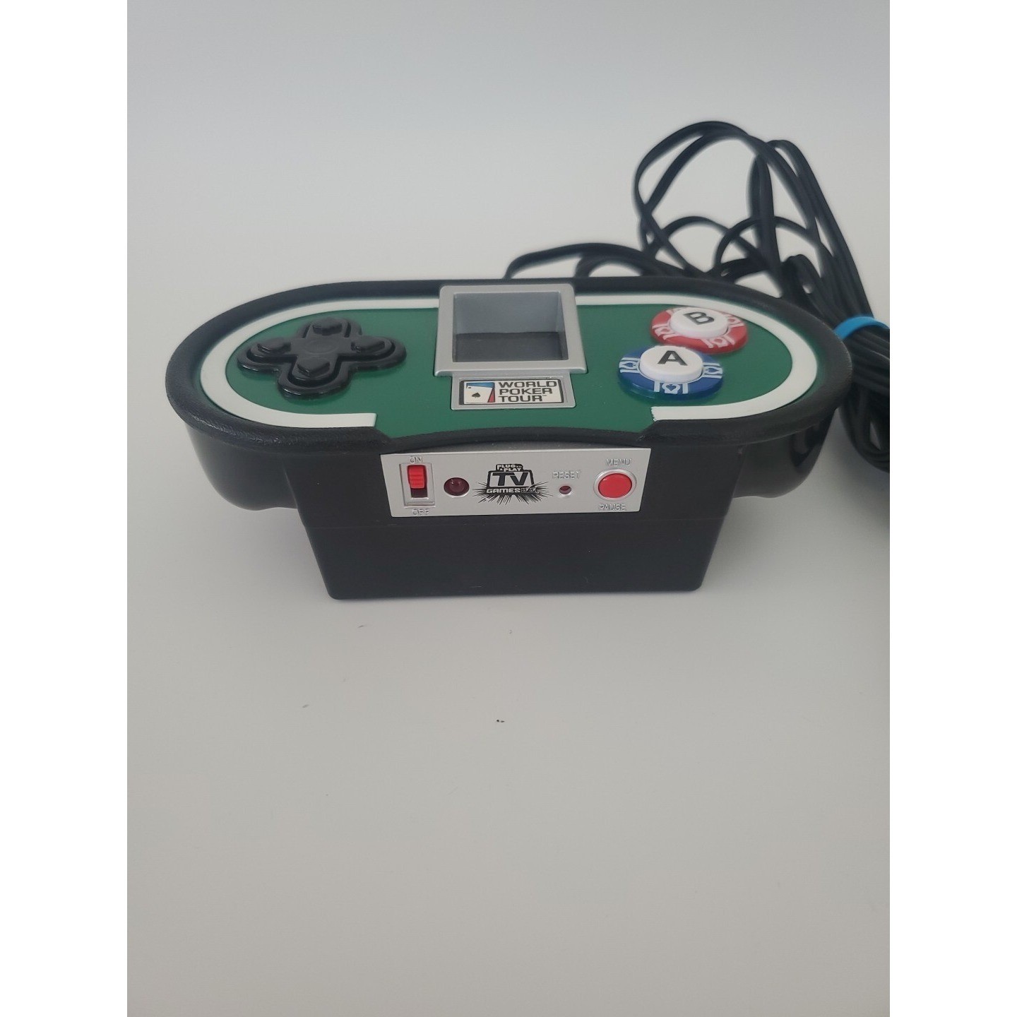 Jakks Pacific World Poker Tour Plug & Play TV Game Texas Hold Em Tested Loose