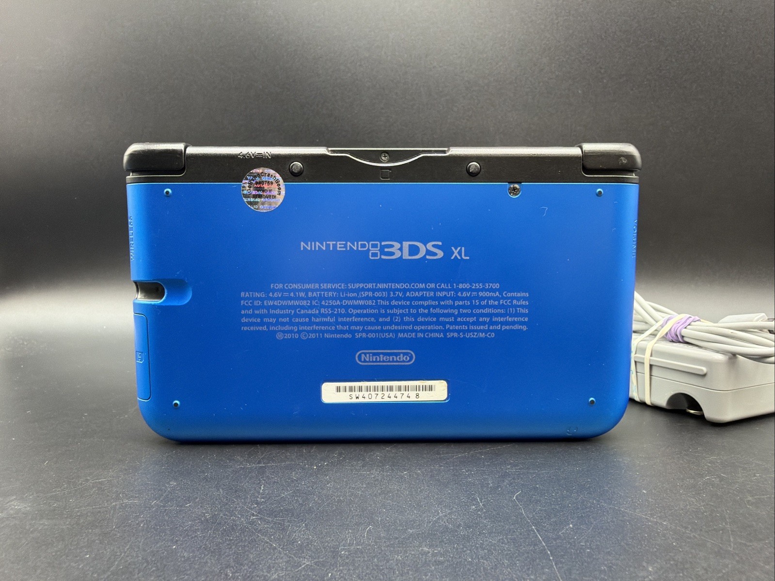 Nintendo 3DS XL Blue Black Handheld Console System Tested Working Fast Shipping