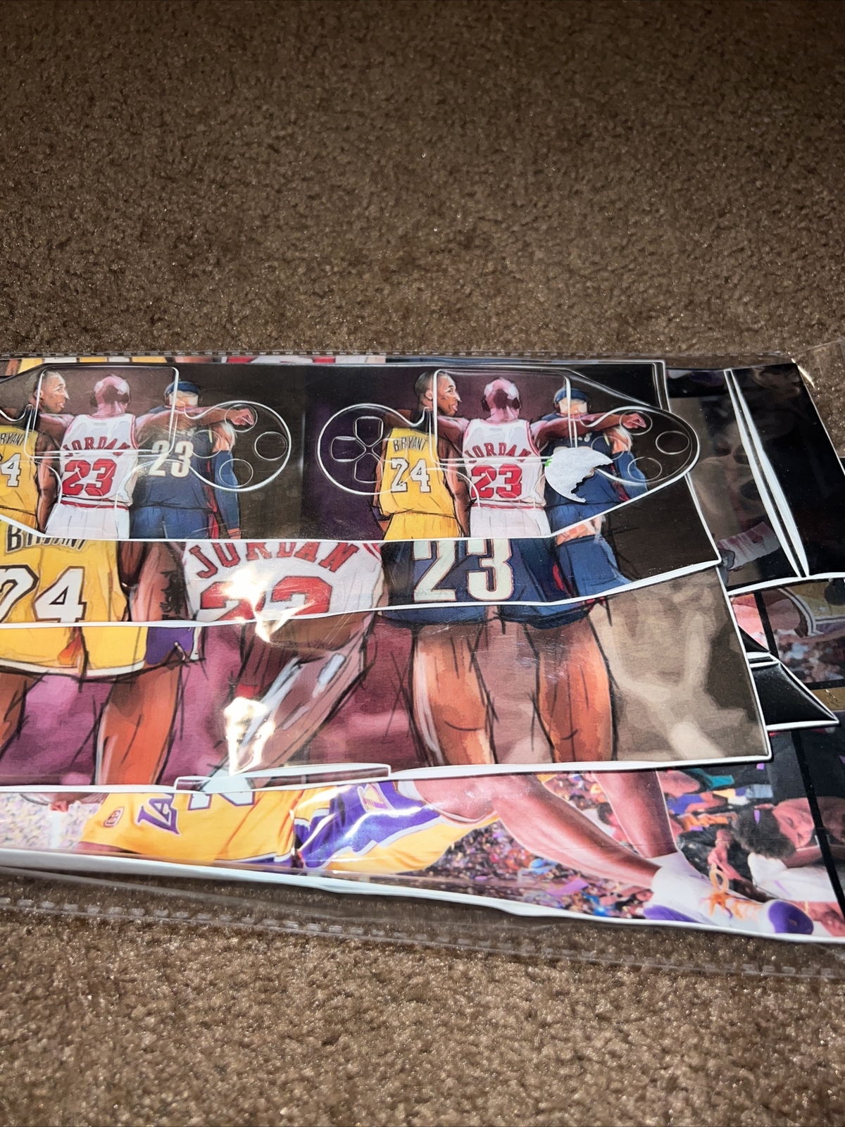 PlayStation 4 controller and console stickers Bryant and Jordan