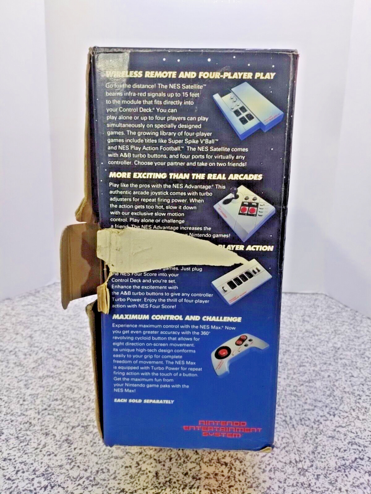 Nintendo Entertainment System Challenge Set NES Console in Box Tested Working