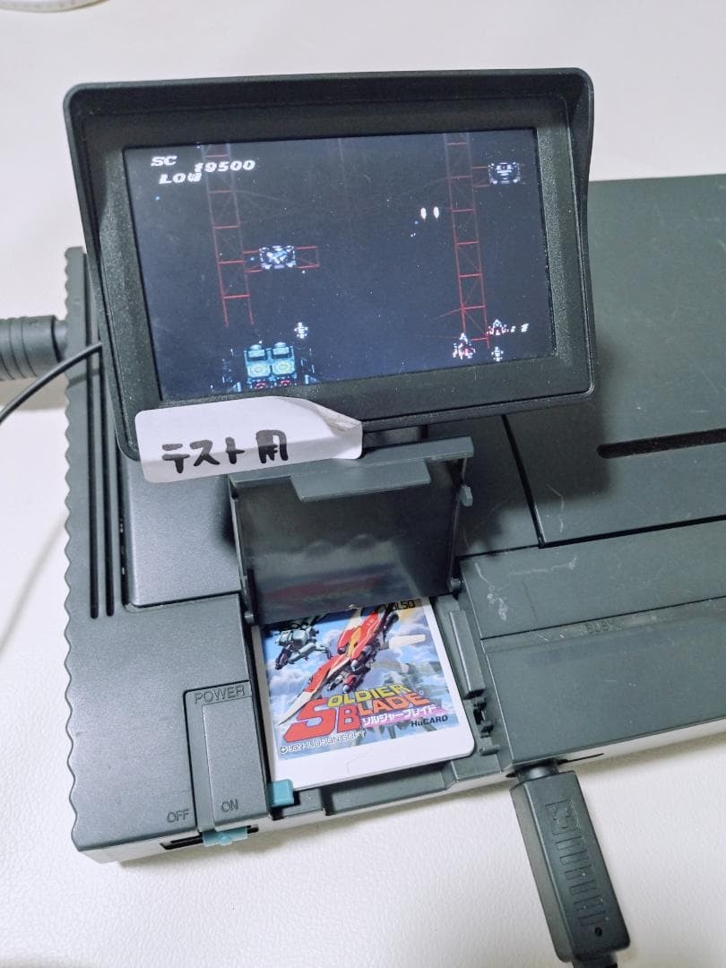NEC PC Engine Duo PI-TG8 Console Tested HuCARD OK Multitap Controllers Japan