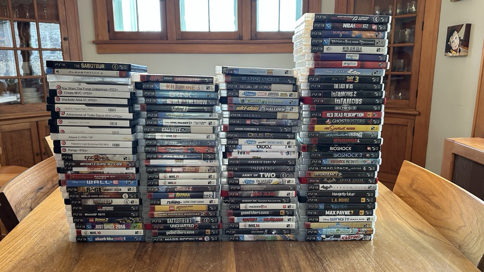 PlayStation 3 PS3 Bundle 2x Many Accessories 110 Games