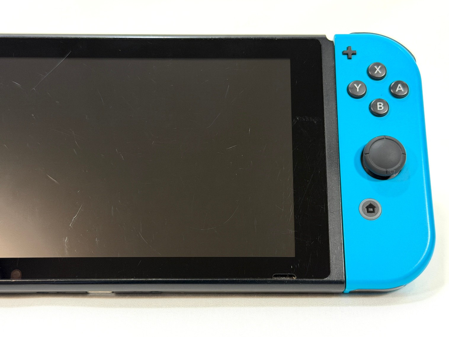 Nintendo Switch v1 Console Gaming System HAC-001 w/ Neon Red/Blue Joy-Cons