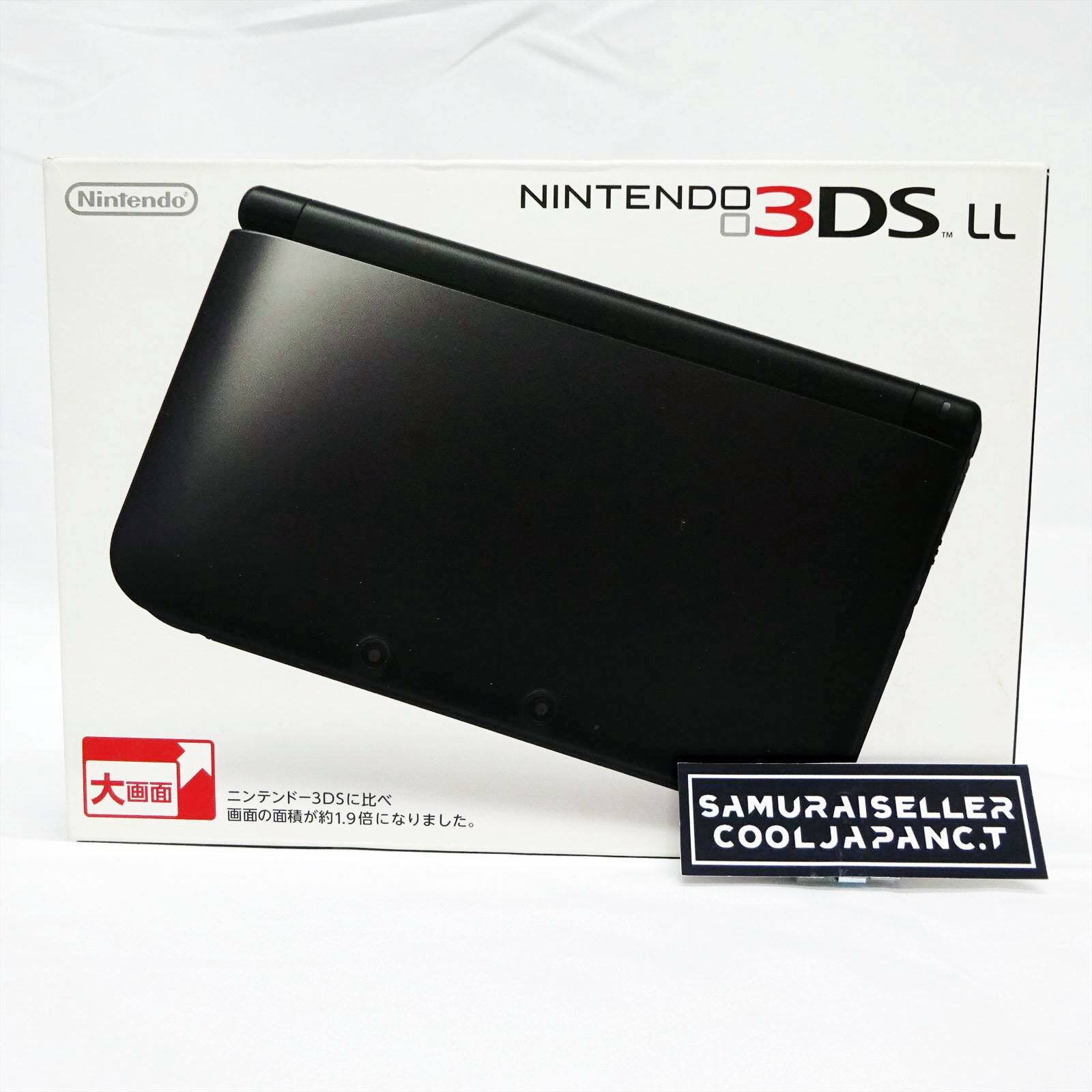 Nintendo 3DS LL XL Black Console Game Japan NEW