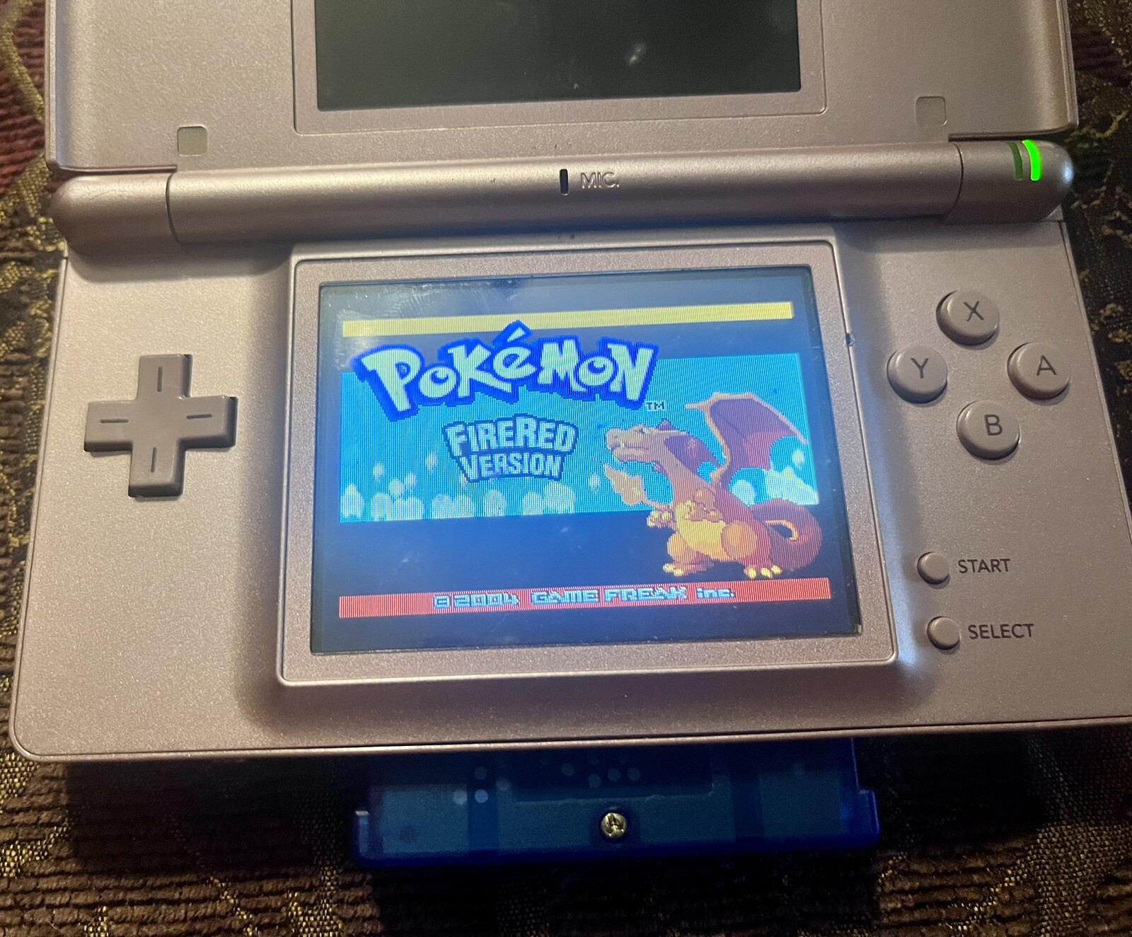 Nintendo DS Lite Handheld System Console Metallic Rose Model USG-001