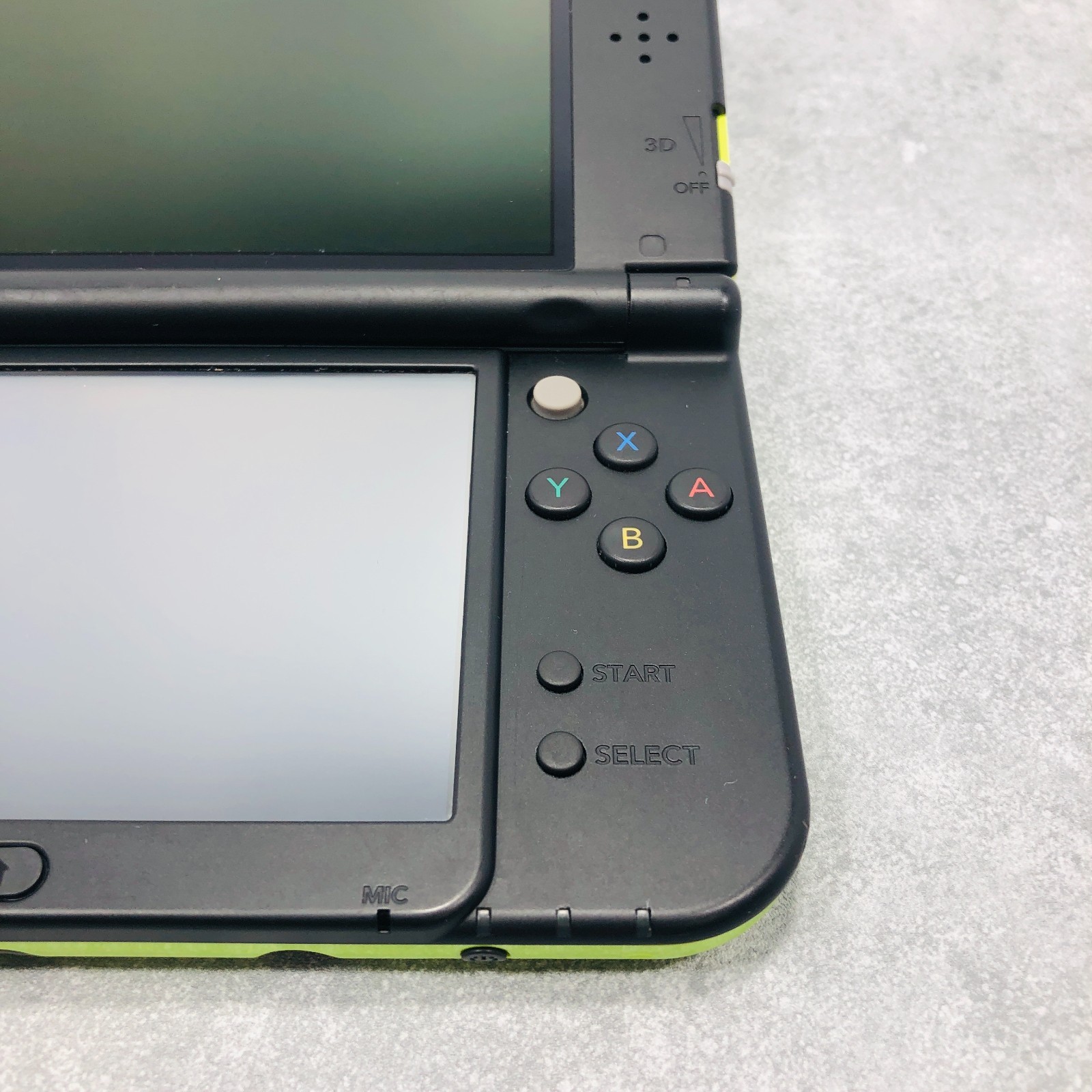 [EX+5] Nintendo new 3DS LL XL Lime Green Black Console & AC Adapter 06-106