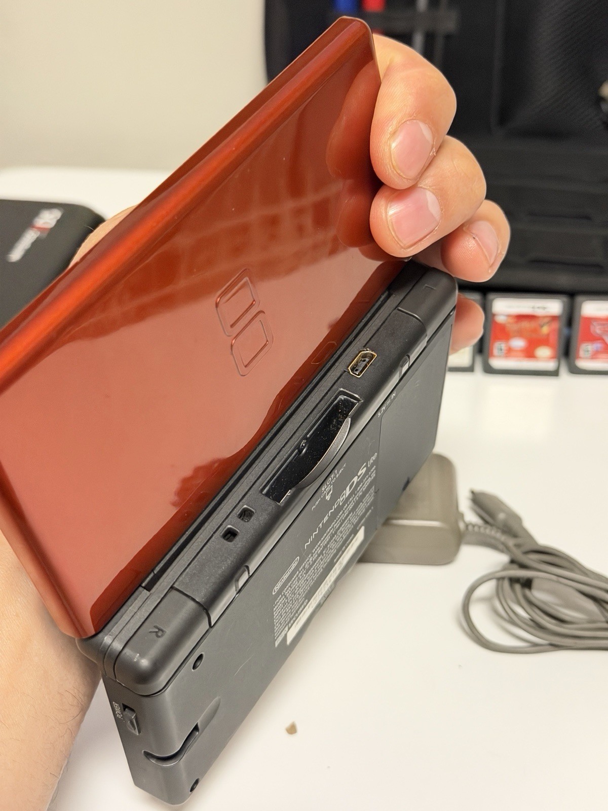 Nintendo DS Lite Handheld Game Console C/USG-USA-1 Black/Red