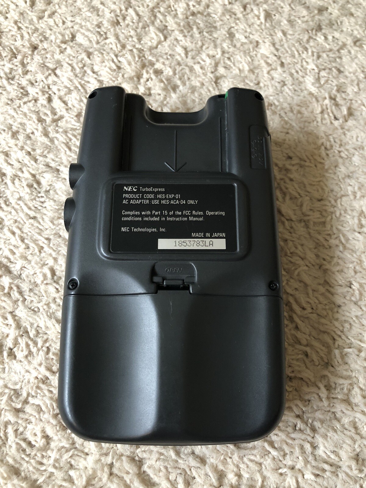 TurboExpress Handheld Console System NEC TurboGrafx-16 TG-16 RARE! VG Cosmetic