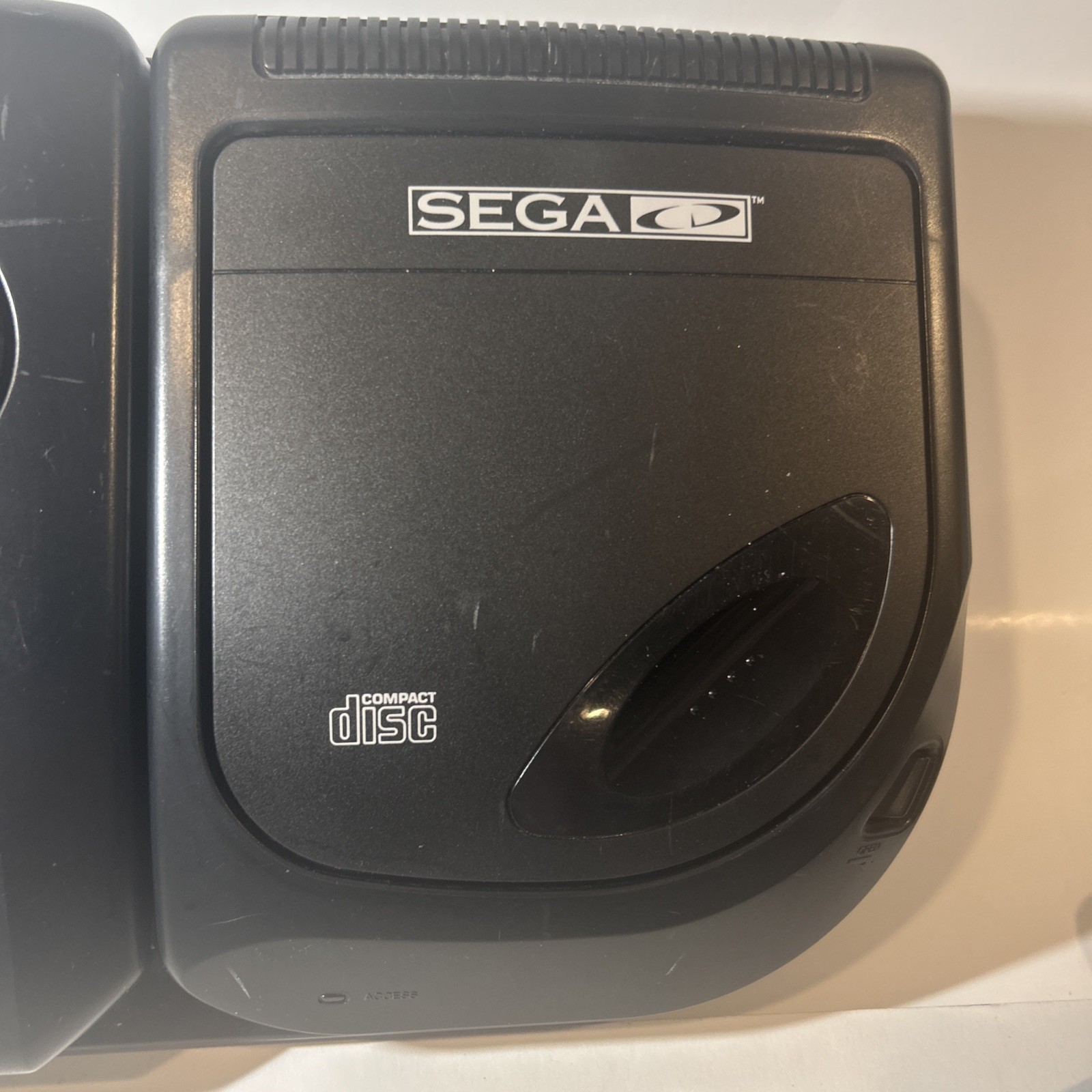 Genesis MK-4102A Home Console CD Player Black W/Power Cords/ Games- Untested