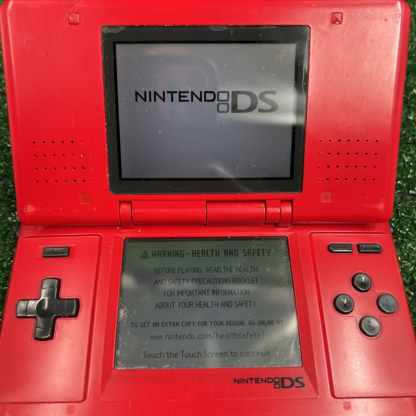 Nintendo DS NTR-001 Japan Import Lava Red Tested Working 14 Import Game