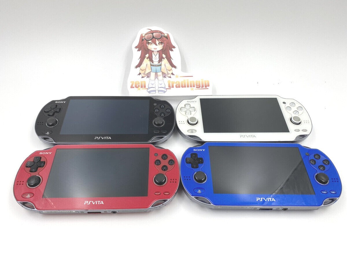 PS Vita PCH-1000 Sony Playstation Console Only Chargers Colors 3Rank