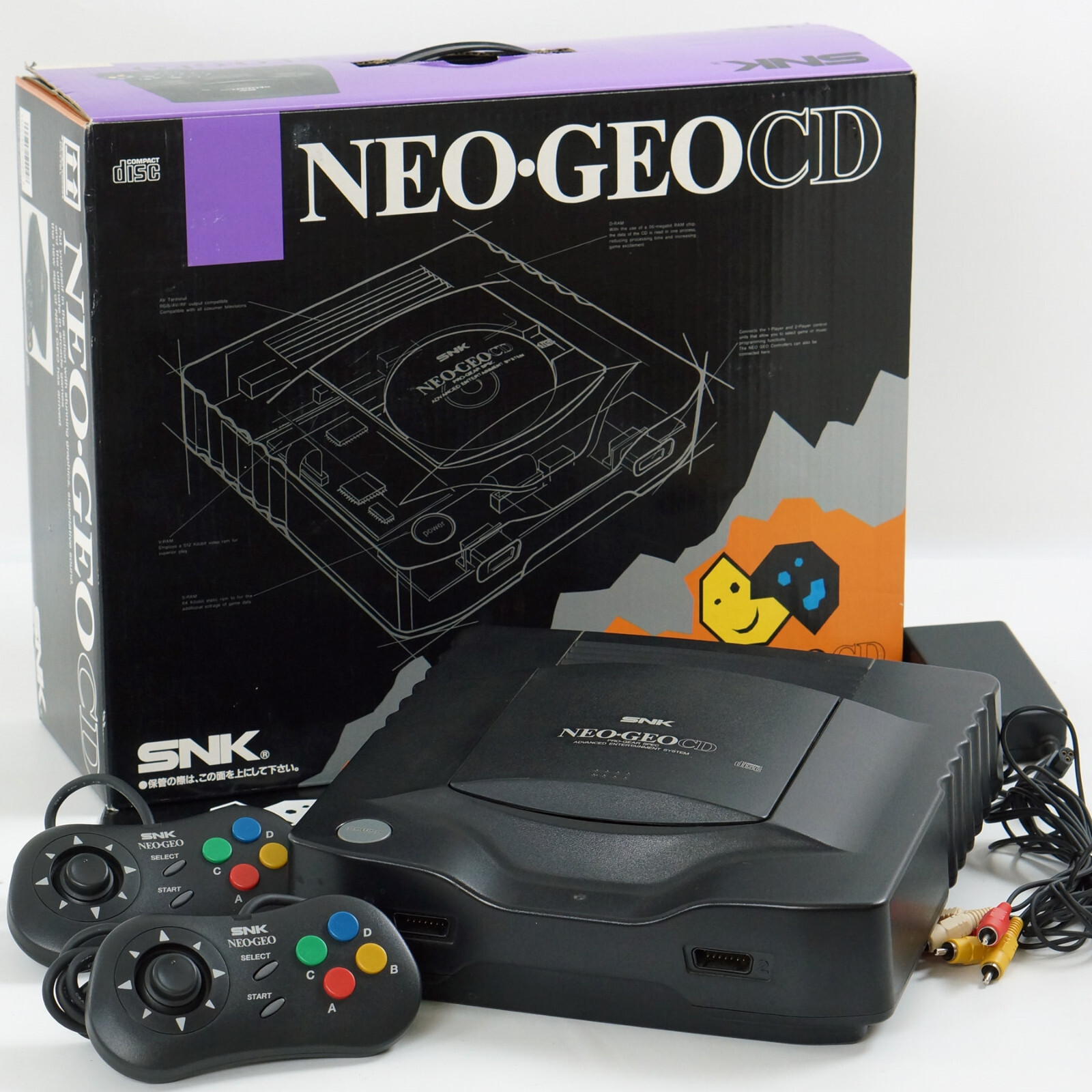 NEO GEO CD Console Boxed SNK Tested System -NTSC-J CD- 0101780
