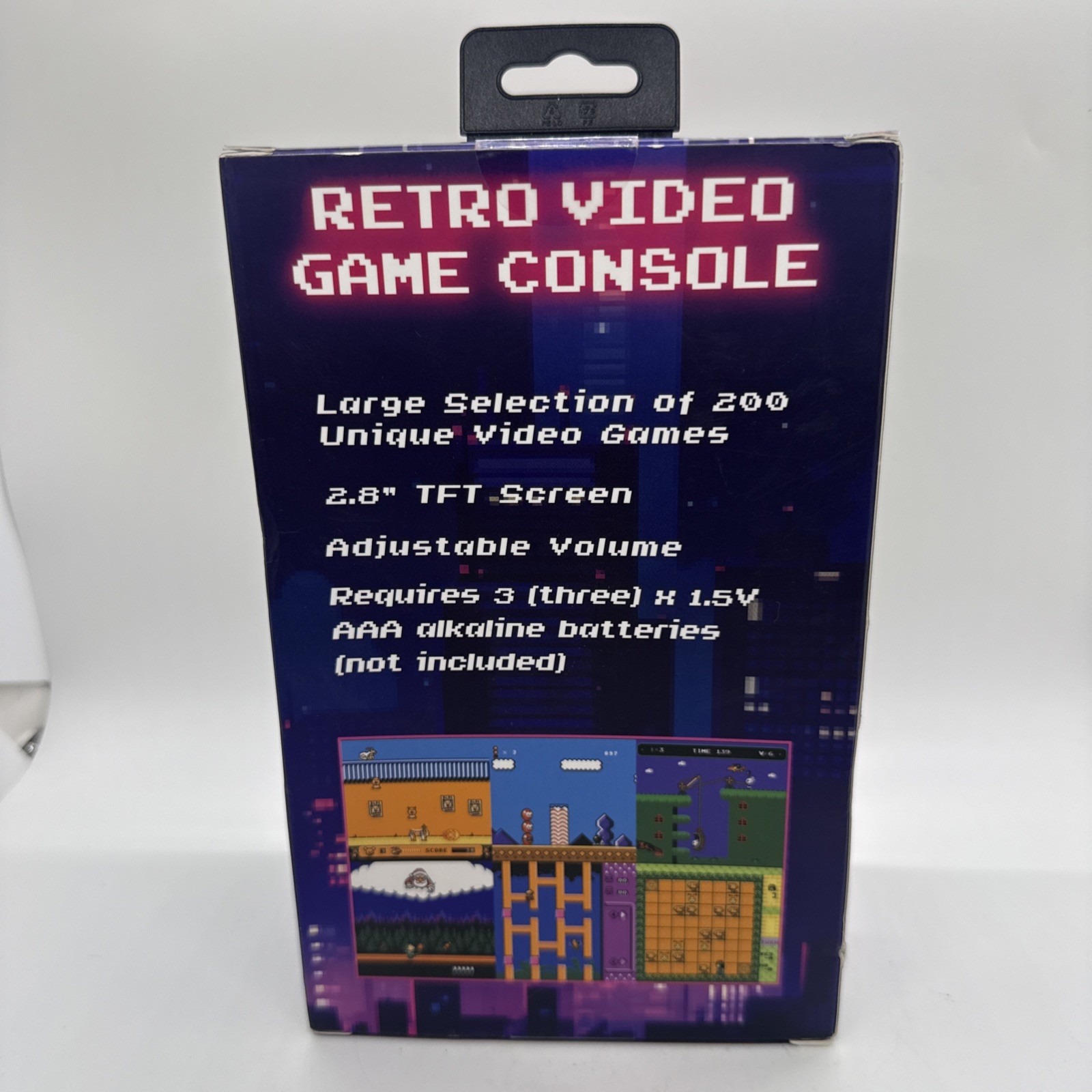 Vivitar Mini Retro Video Game Console 200 Classics Built-In Games with Mini TV
