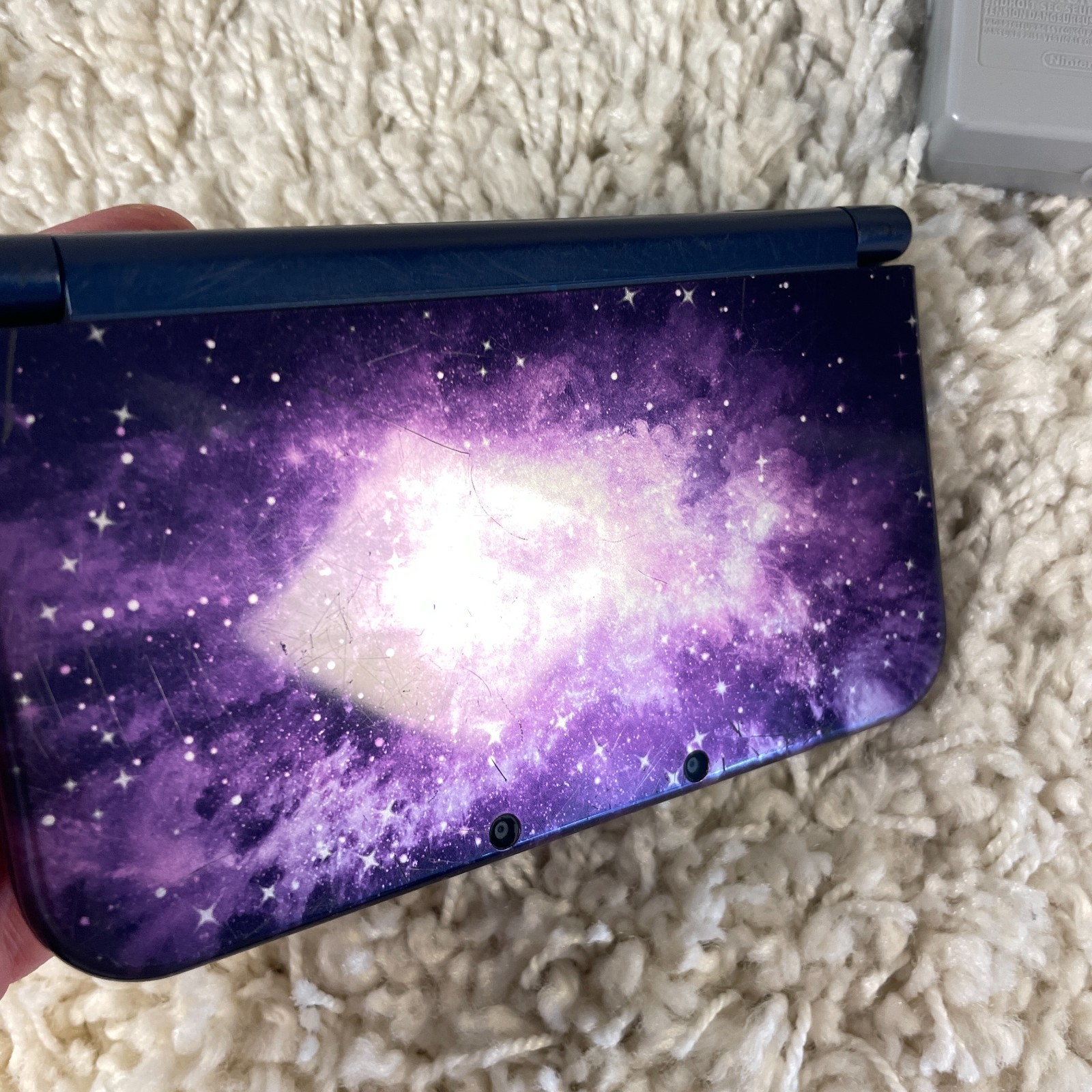 Nintendo New 3DS XL Galaxy Edition Handheld Console System RED-001 Tested