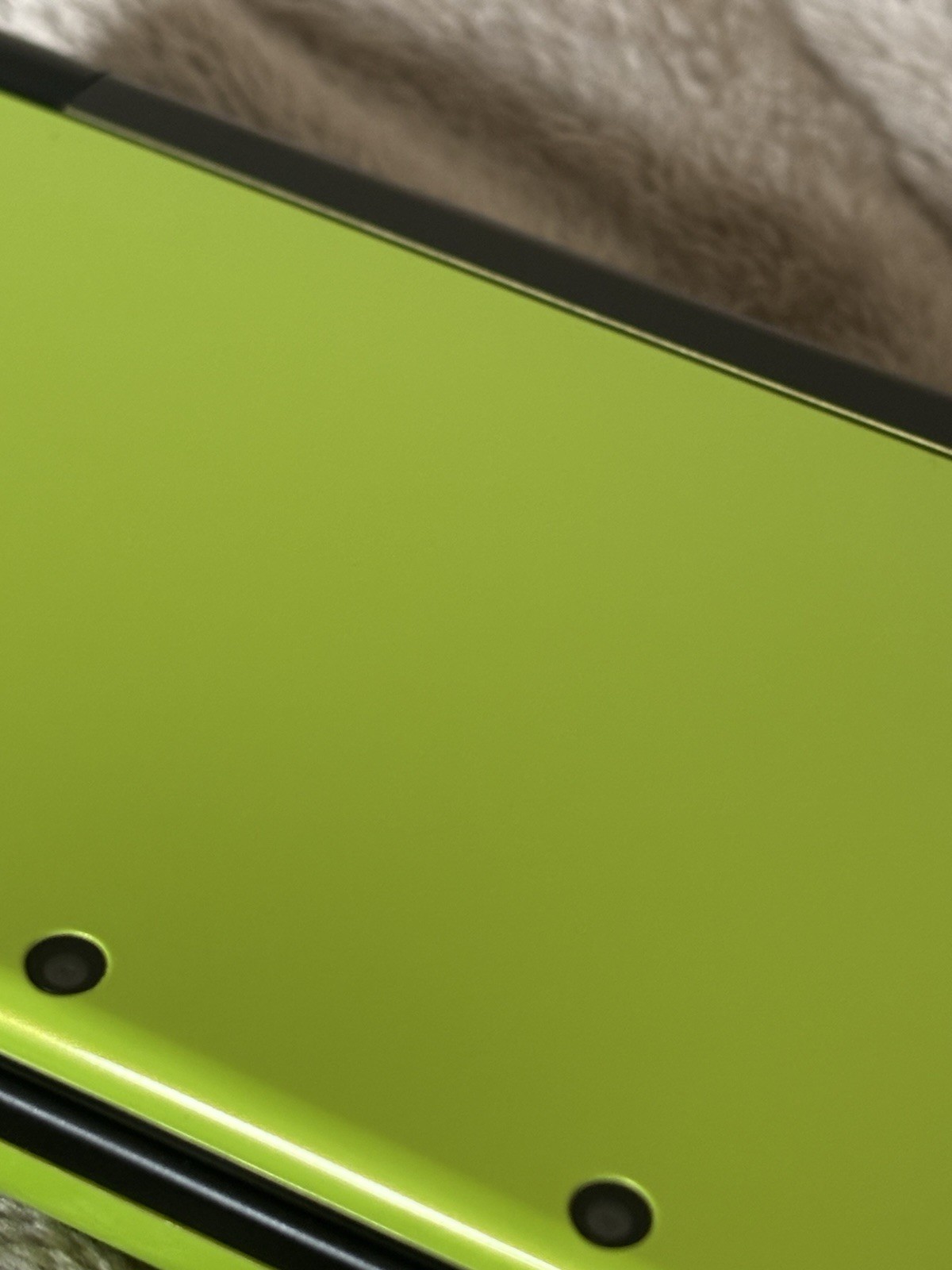 Nintendo New 3DS LL XL Lime Black Console Tested Working Charger Japanese