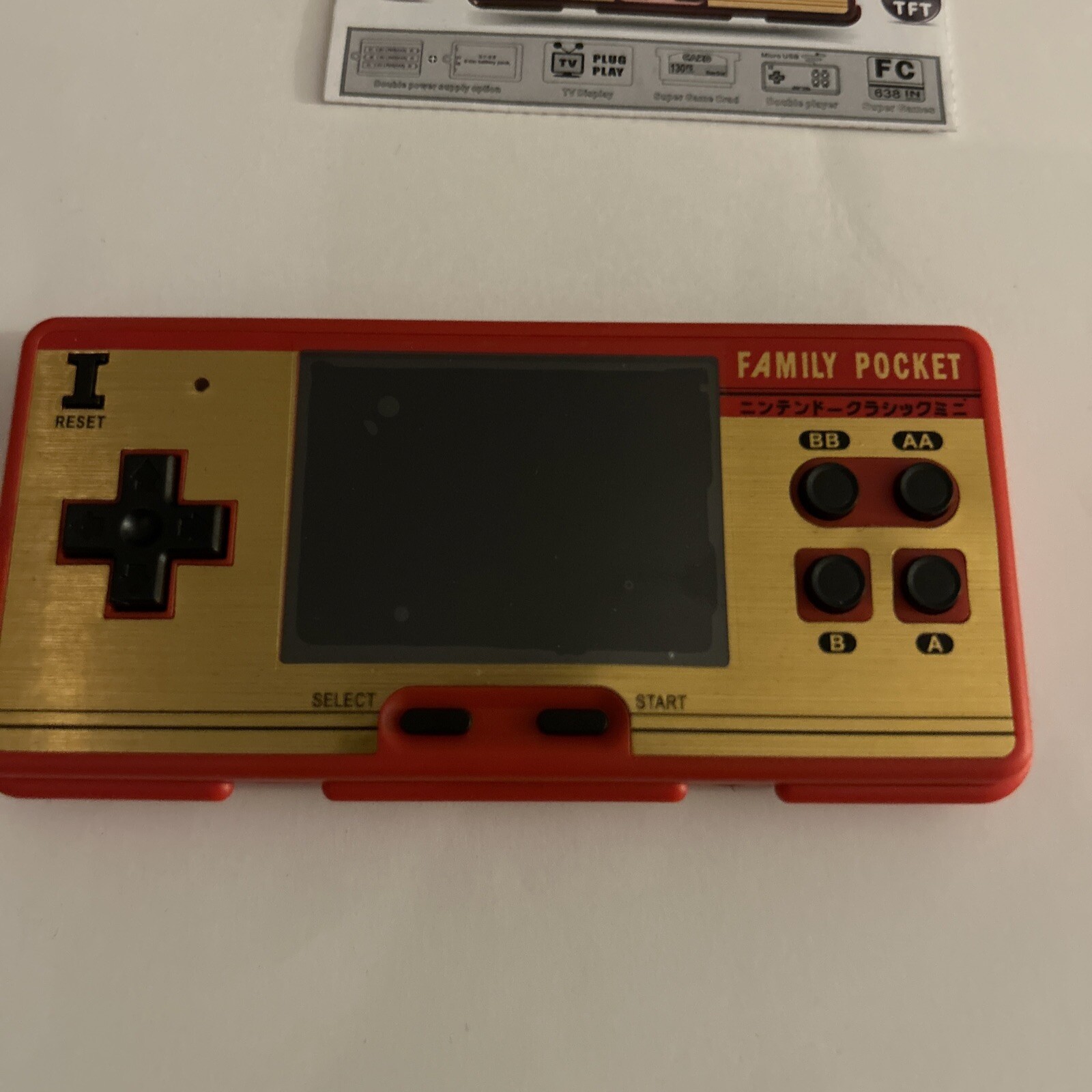 Family Pocket Handheld- 30th Limited Edition Mobile Game Console- Model RS-20A