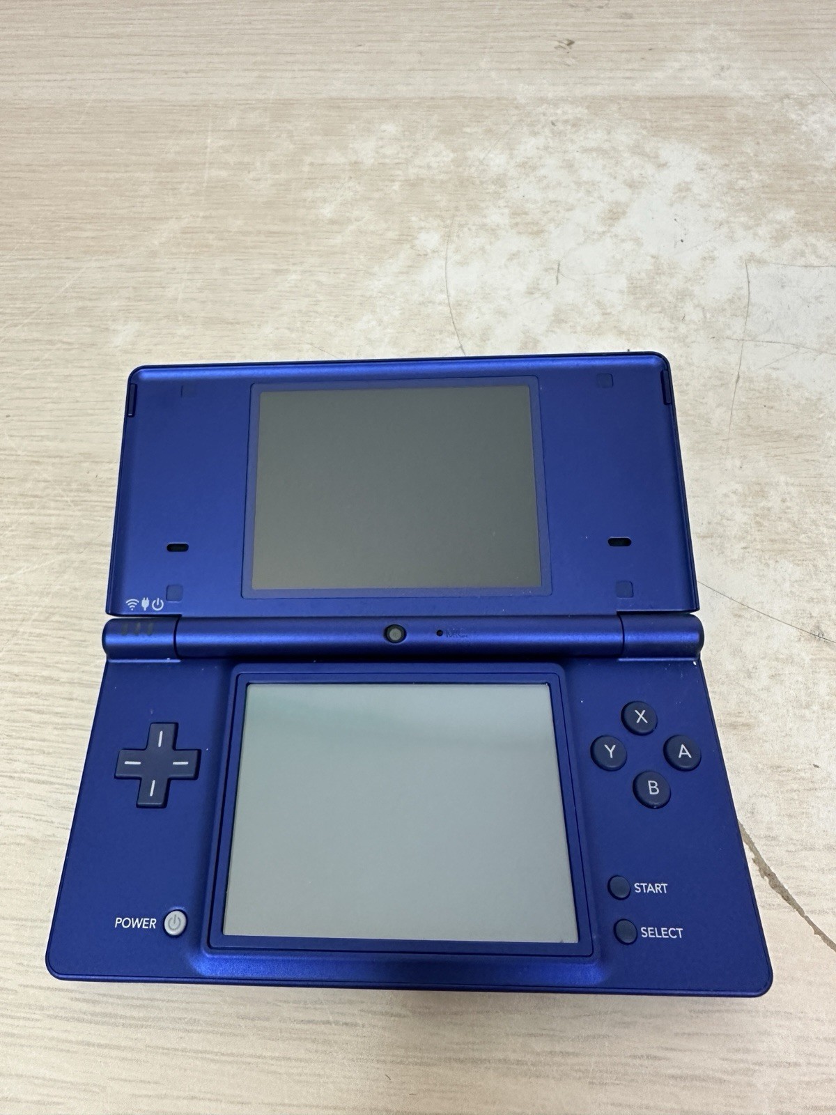 Nintendo DSi Metallic Dark Blue Console TWL-001 USA Tested w/ Charger & Stylus