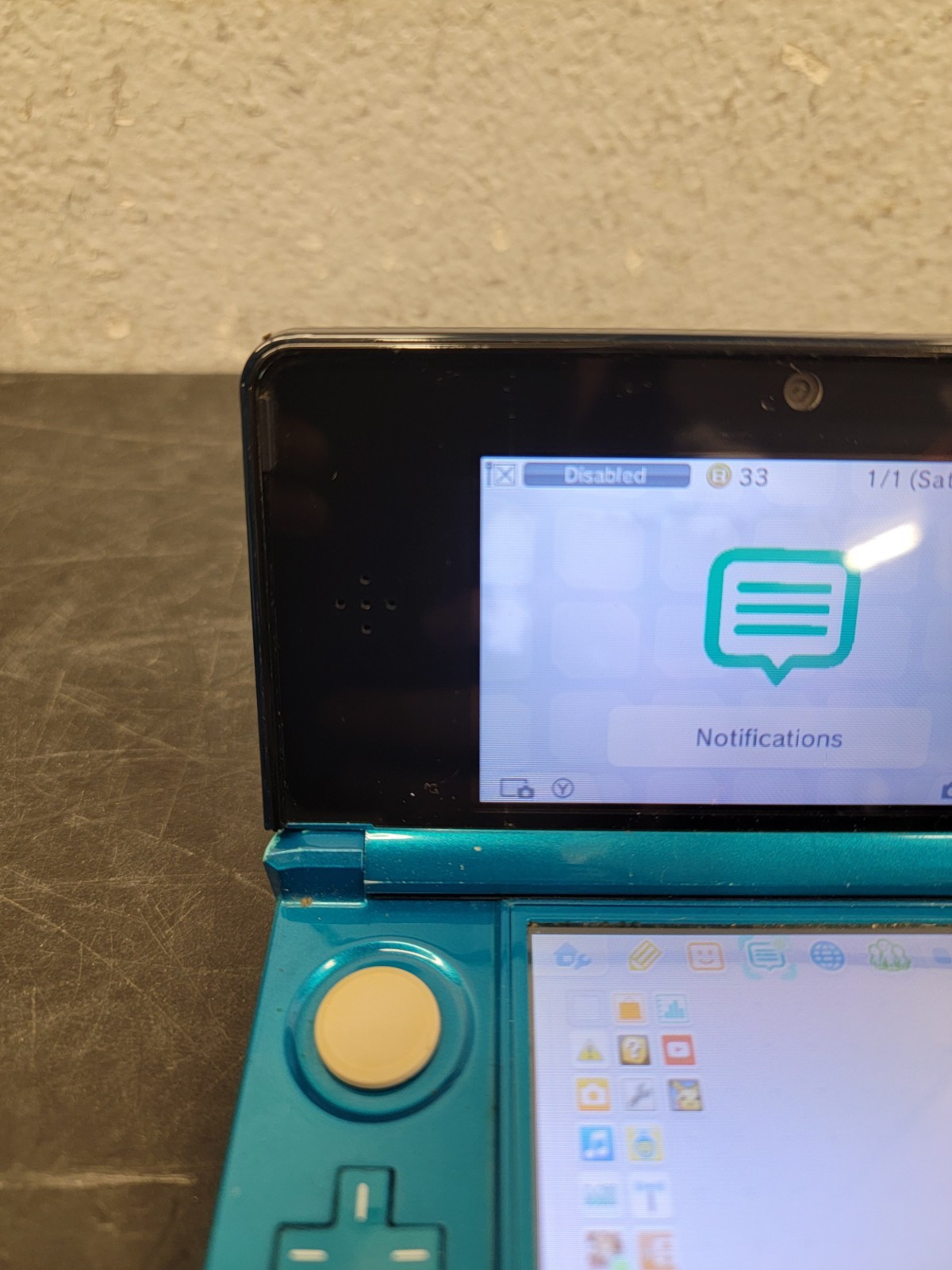 Nintendo 3DS Handheld System – Aqua Blue W/ Charger
