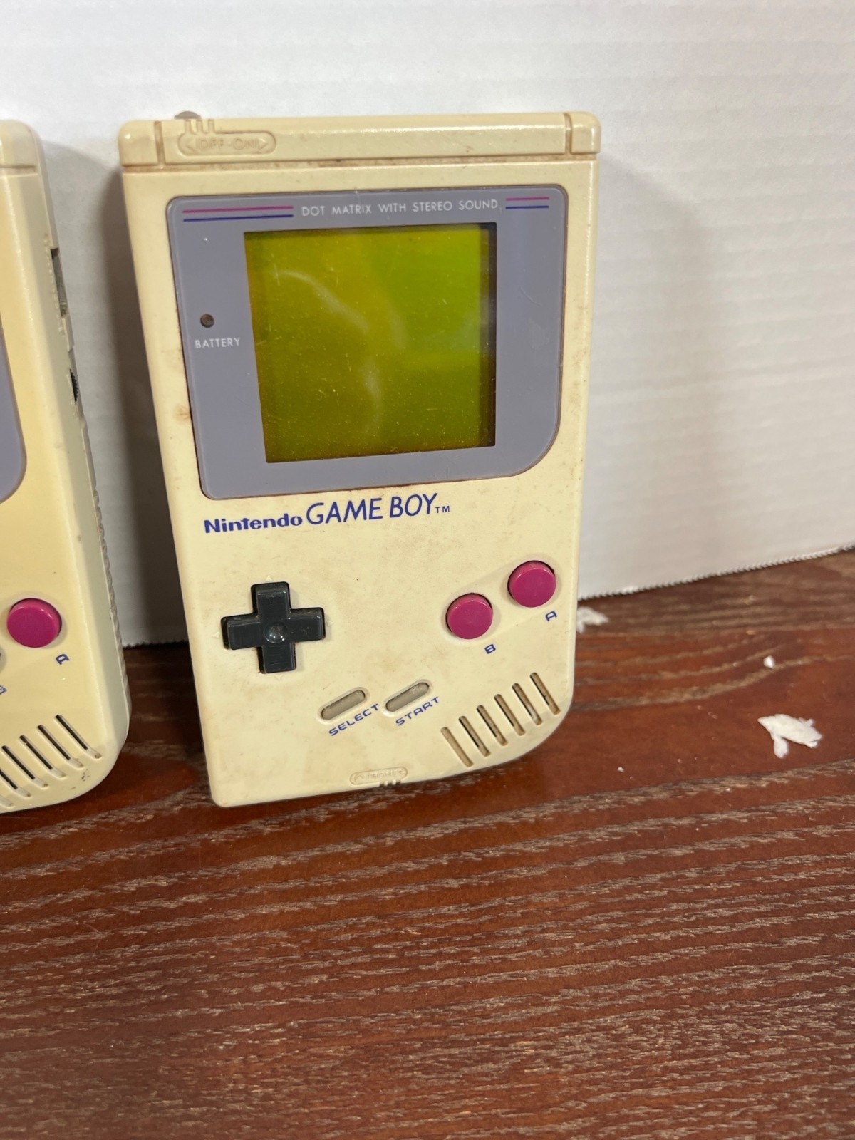 Three Nintendo Game Boy DMG-01 1989 Handheld Console Parts Only Untested Bundle