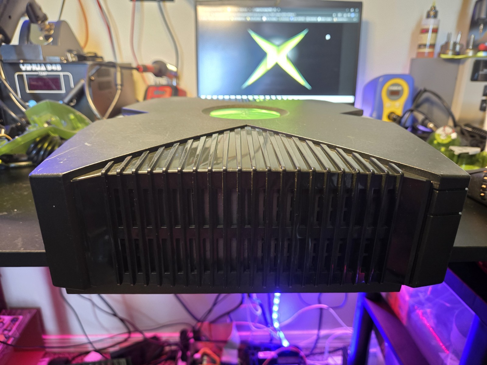 Original Xbox Black V1.0 Console Only Reconditioned, Recapped, Repasted