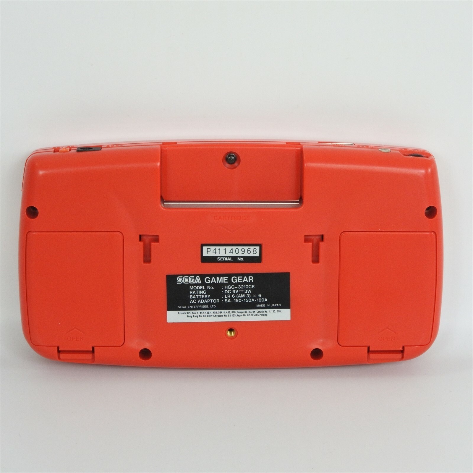 Game Gear COCA COLA KID Console + Cartridge Set Sega P41140968 gg