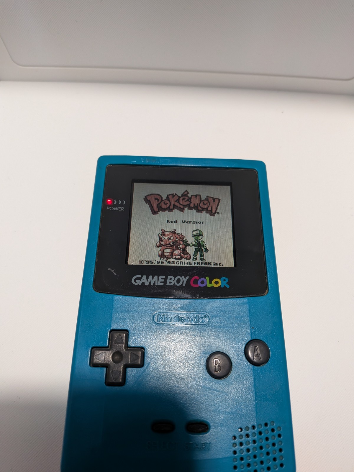 Nintendo Game Boy Color Blue (CGB-001) Handheld System Made in Japan