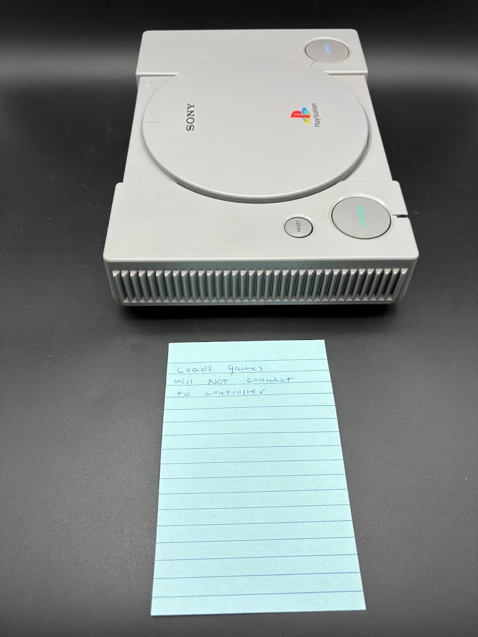 Sony PlayStation 1 PS1 Gray Console Gaming System Only SCPH-5501 AS IS