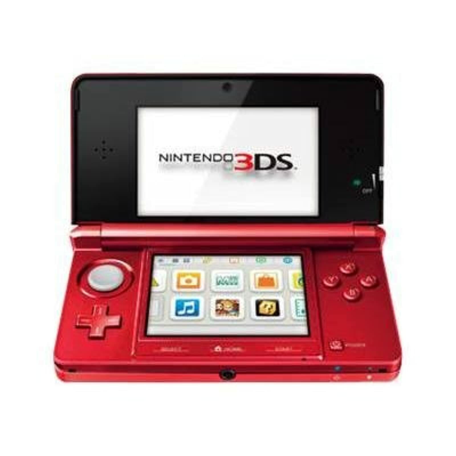 Nintendo 3DS With Super Mario 3D Land Flame Red Console Handheld Portable System