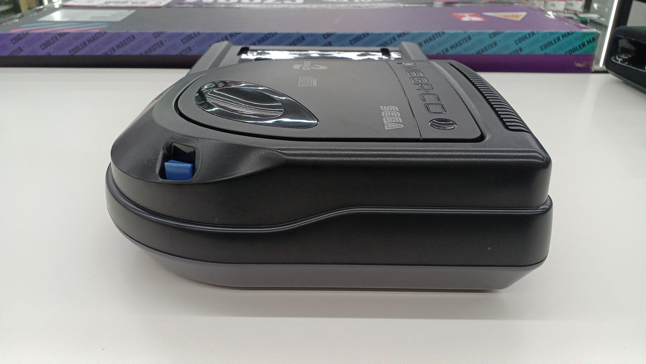 SEGA Mega Drive 2 + Mega CD 2 Black Japan NTSC System Console Only Vintage Used