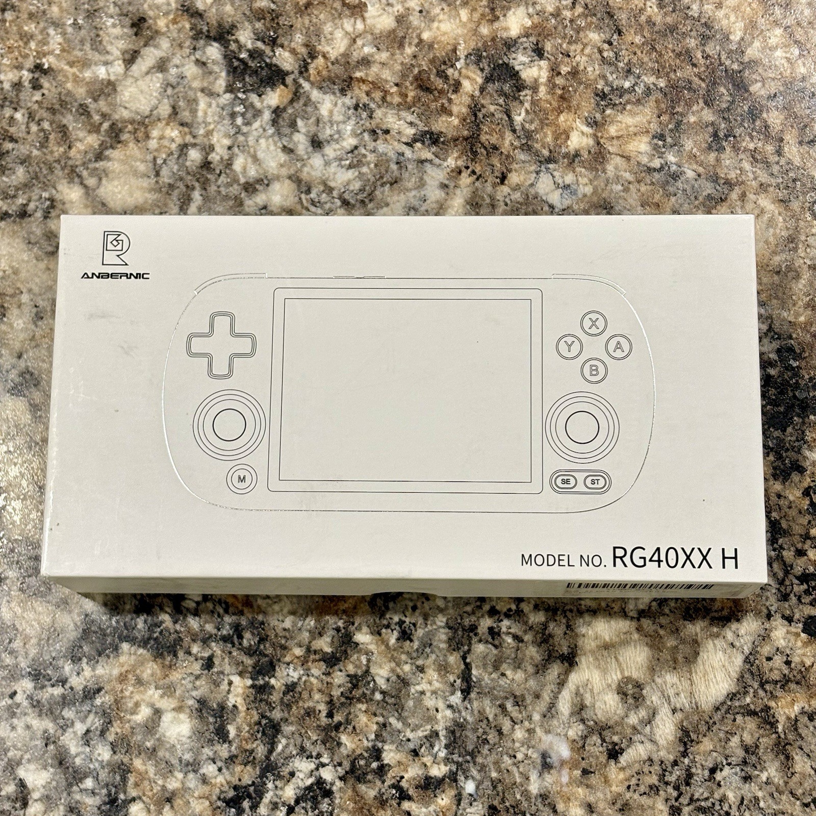 New Anbernic RG40XXH Gaming Handheld New 64GB Card Custom RG40XX H Ready To Play