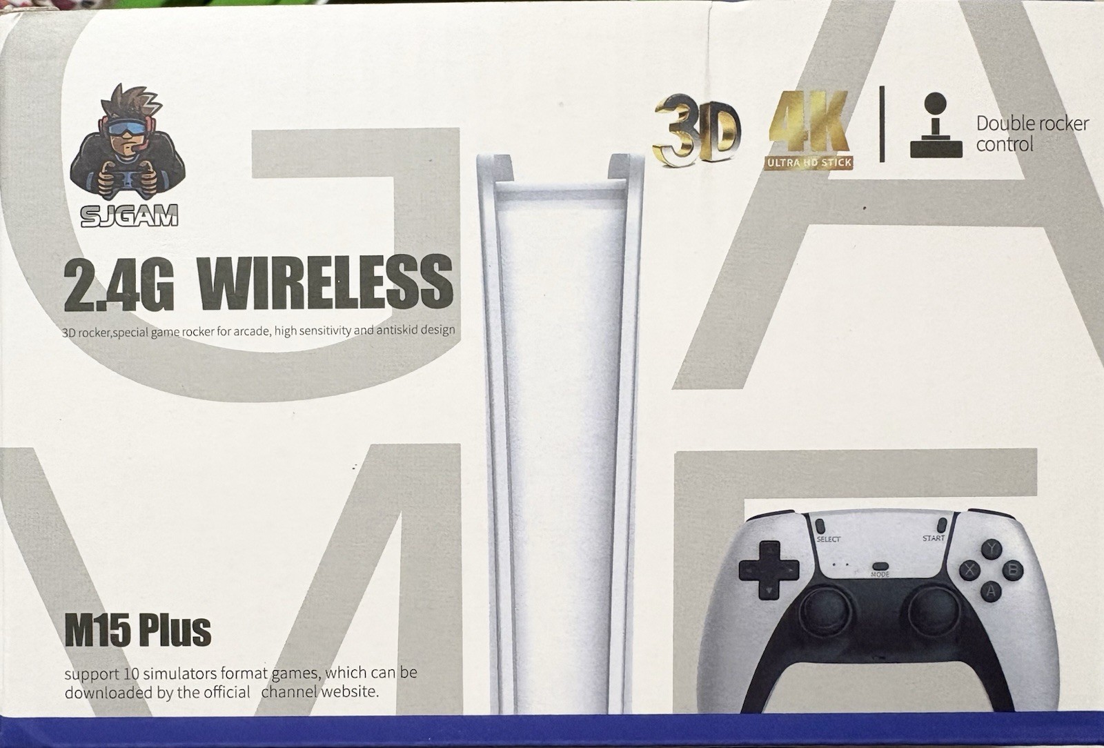 M15 Pro Game 2.4G Dual Wireless Controller 4K Ultra HD Game Stick 20k Games New
