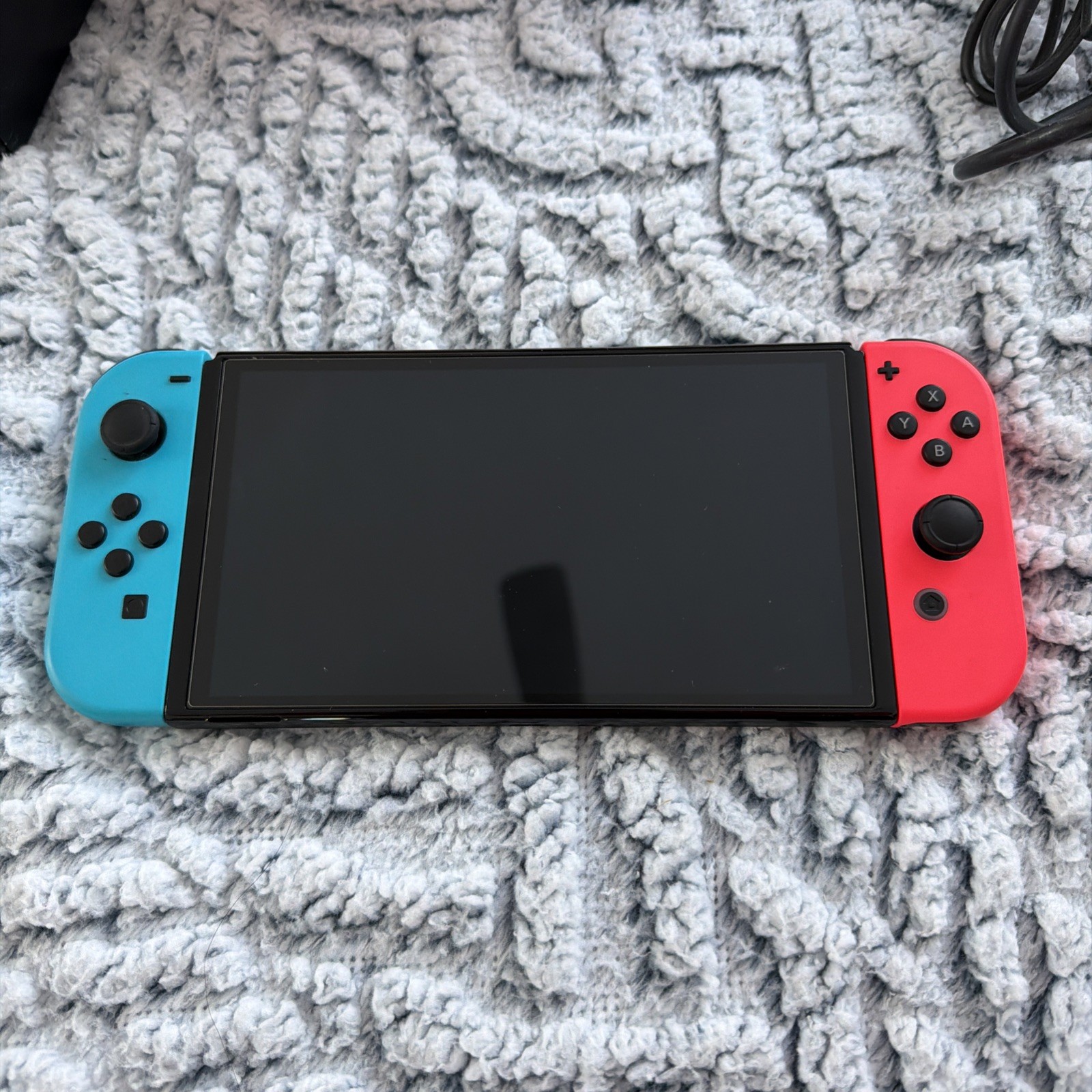 Nintendo Switch OLED Model HEG-001 Handheld Console – 64GB – Black/Neon Red/Neon