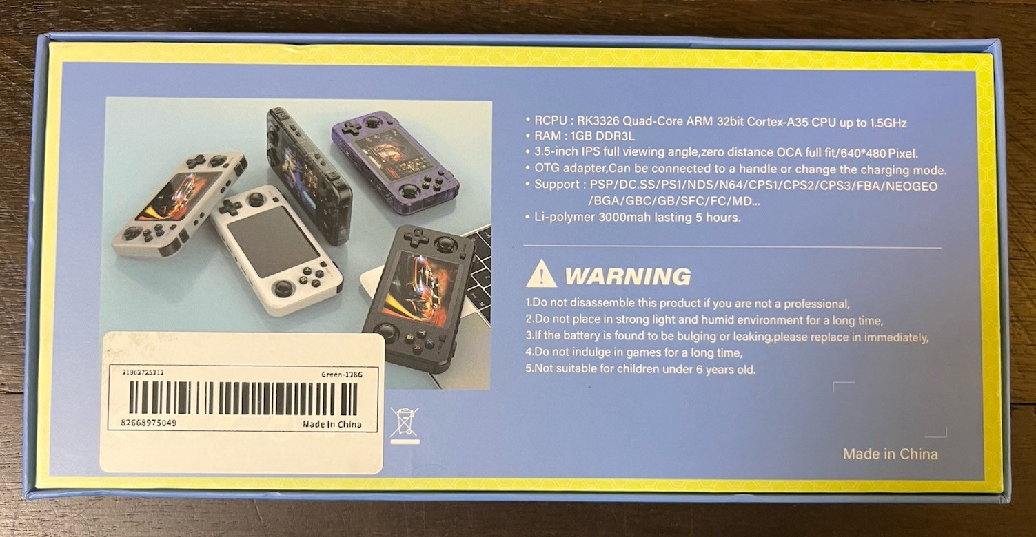 R36H Handheld Game Console 2026 Model 128gb – Ships Fast