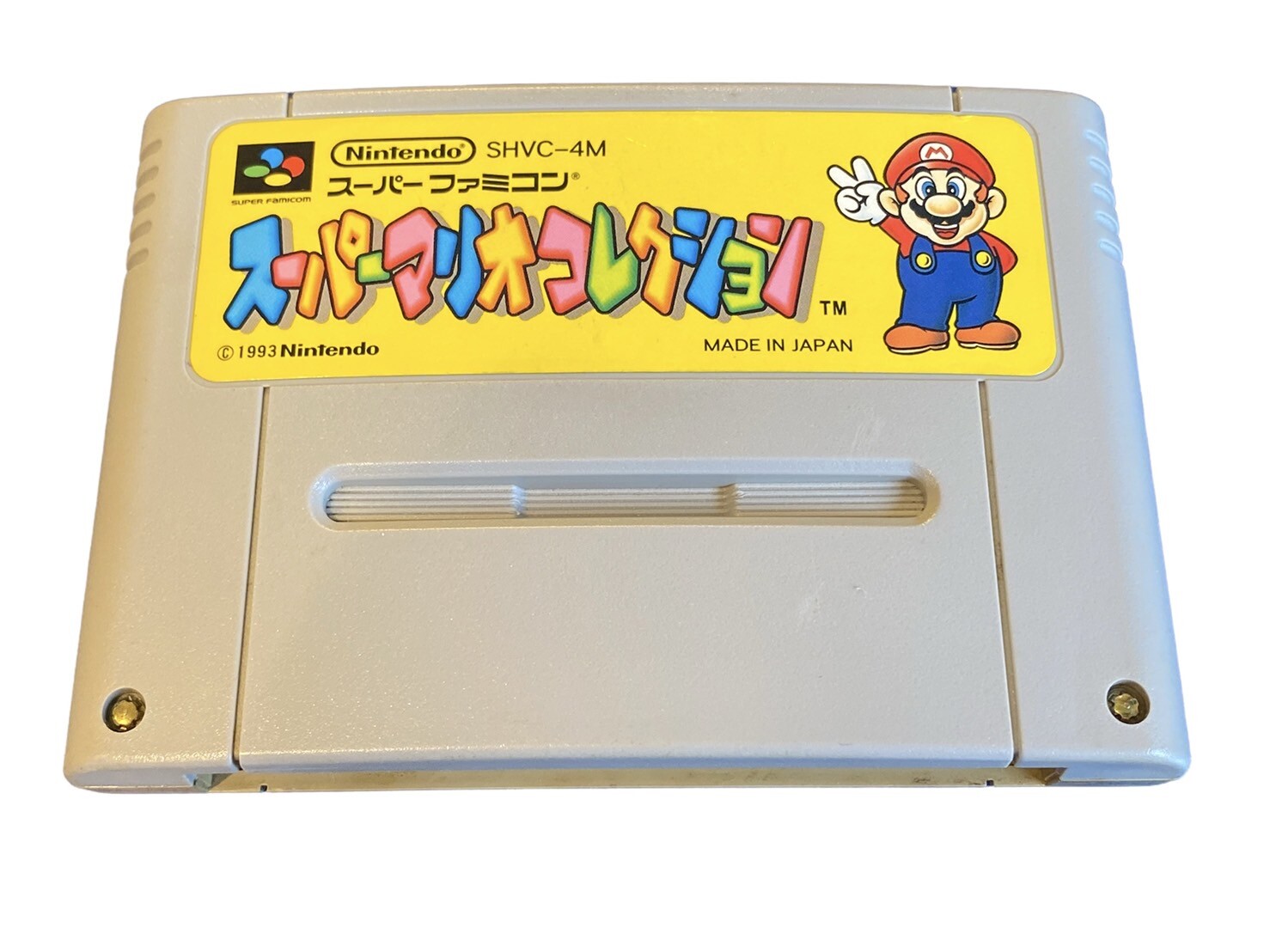 Super Famicom SFC SNES mario game Nintendo console Japanese region