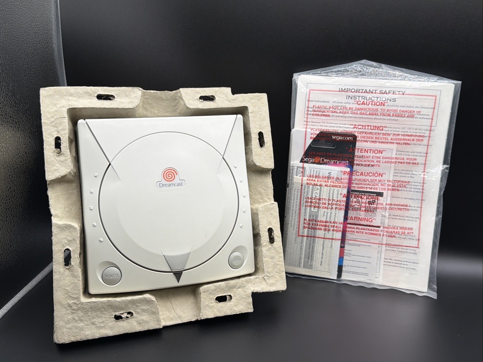 Sega Dreamcast Console System With Box / Inserts Tested Working Fast Shipping