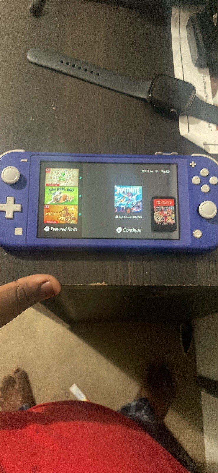 Nintendo Switch Lite Blue Handheld System 32GB 720p Wi-Fi USB-C