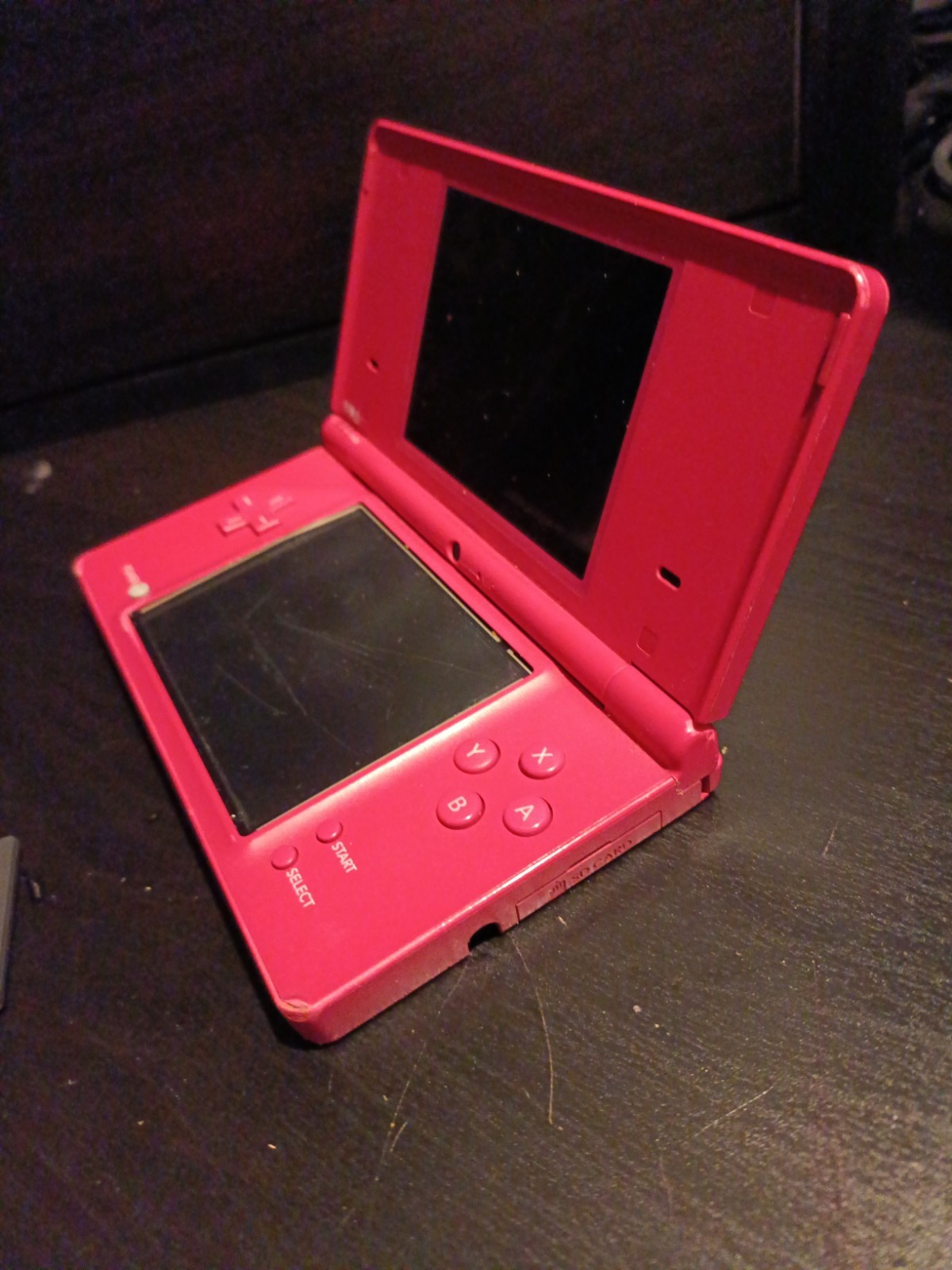Nintendo DSi – Pink – Untested – With Games And Accessory