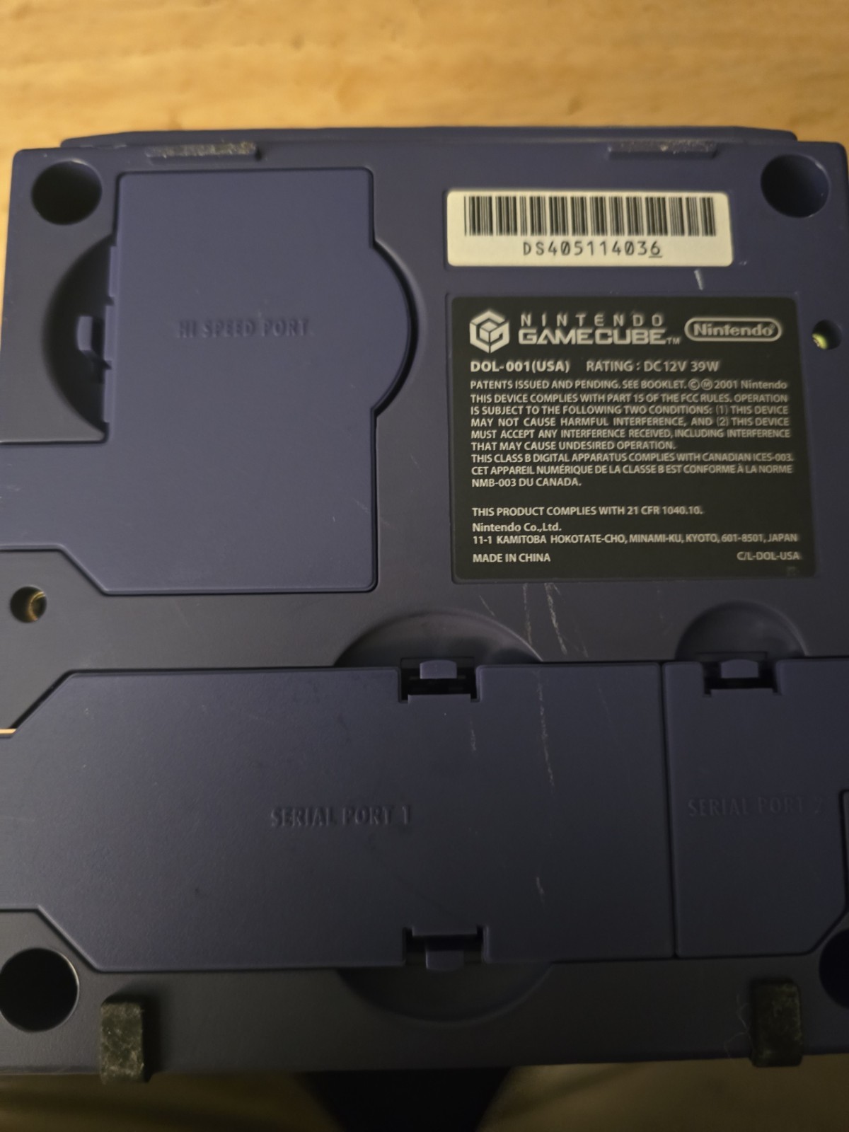 Updated Gamecube with functioning disk drive **check description**