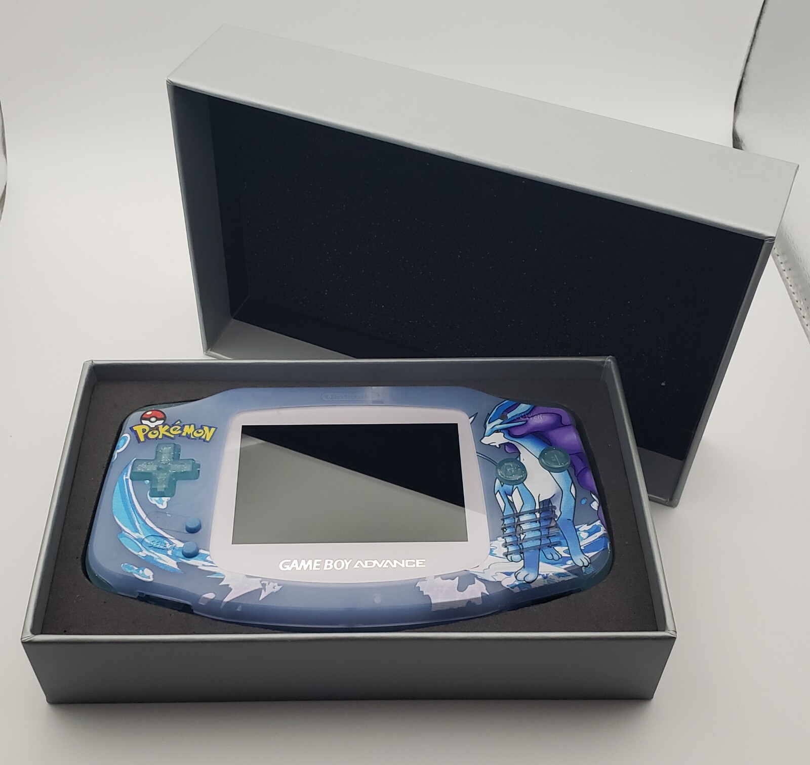 Suicune Game Boy Advance, Funnyplaying Backlit IPS Screen Pokemon Crystal Theme