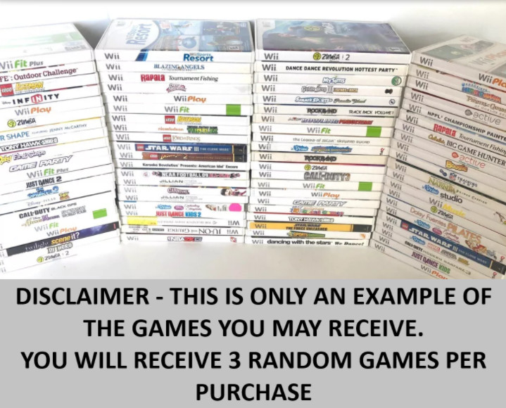 SAME DAY SHIPPING🚚💨 Nintendo Wii System Console 2 Controllers GAMES BUNDLE