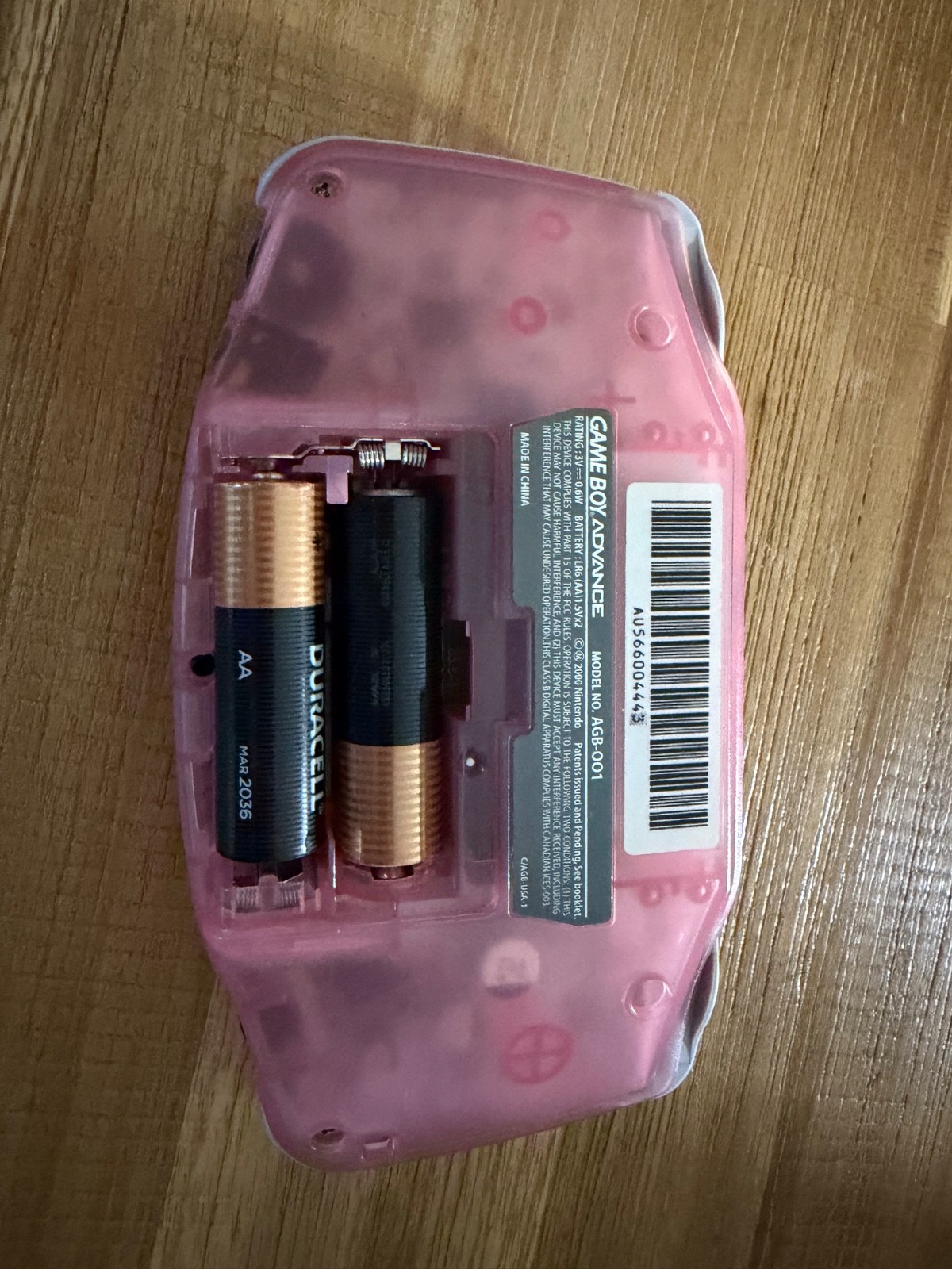 Nintendo Game Boy Advance Handheld System – Fuchsia Pink