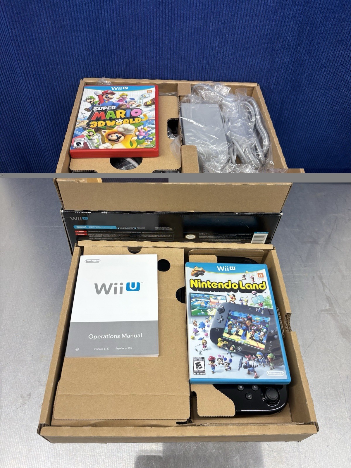 Wii U Super Mario 3D World Deluxe Set Bundle Starwars And Skylanders Sets