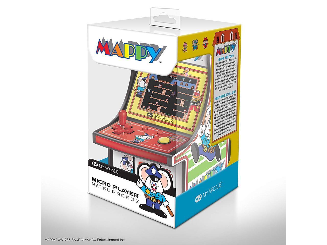 MY ARCADE Bandai Namco MAPPY 6″ Micro Arcade Machine Portable Handheld Video Gam