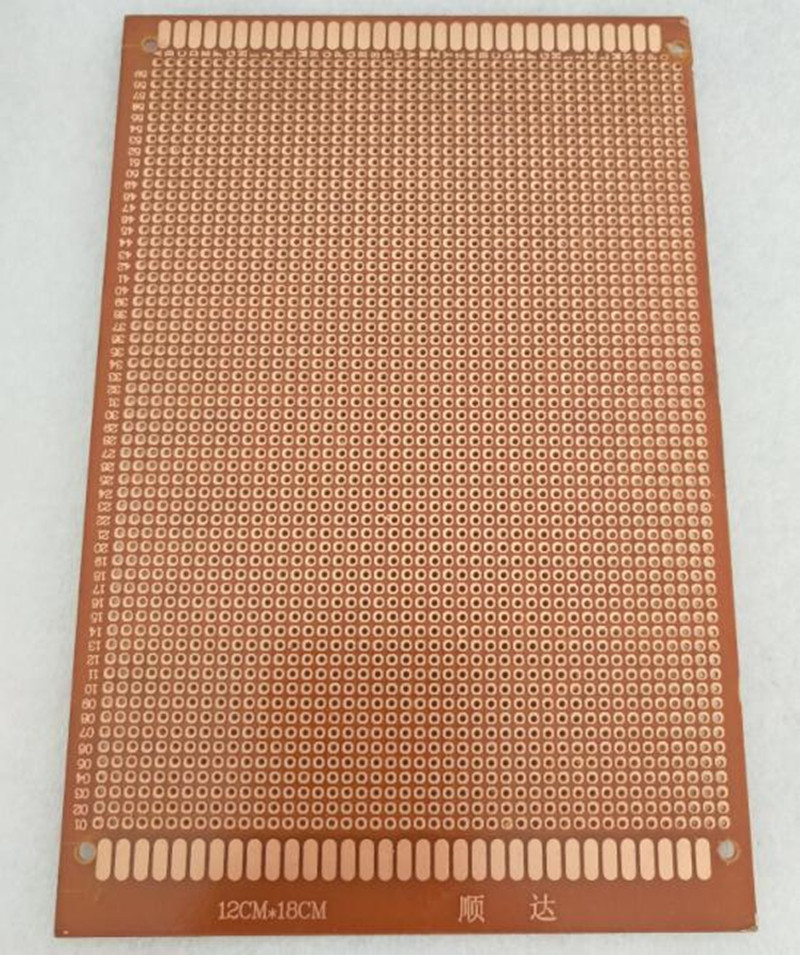 12cmx18cm Single Side Copper PCB Printed Circuit Board Prototype Breadboard