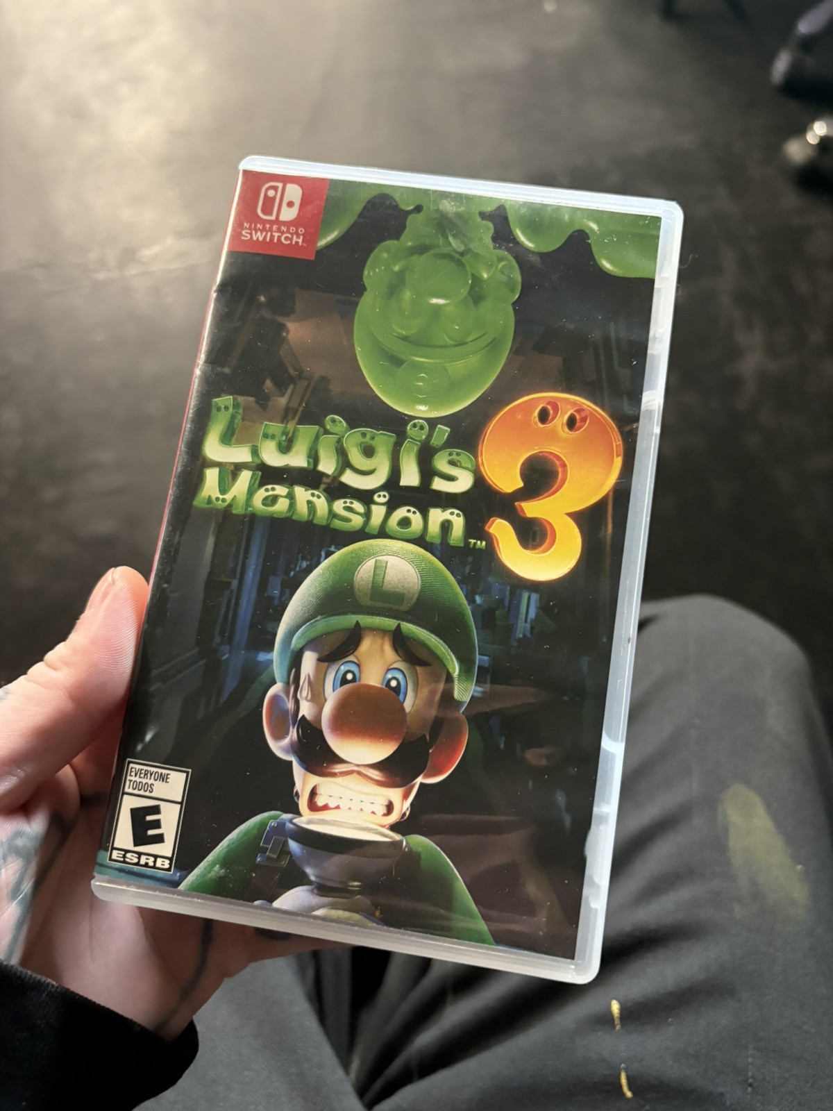 Nintendo Switch Lite 32GB+60GB chip & Luigi’s mansion lot