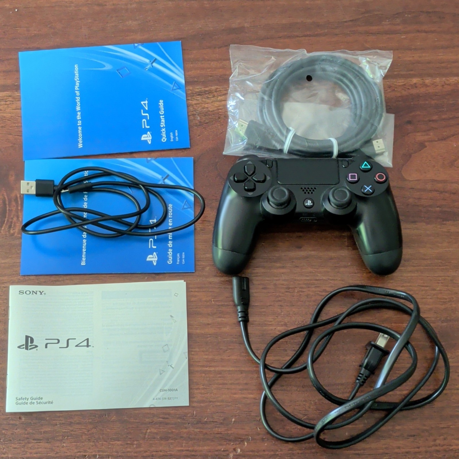 Sony PlayStation 4 PS4 500GB Jet Black Home Console Wi-Fi HDMI CUH-1001A
